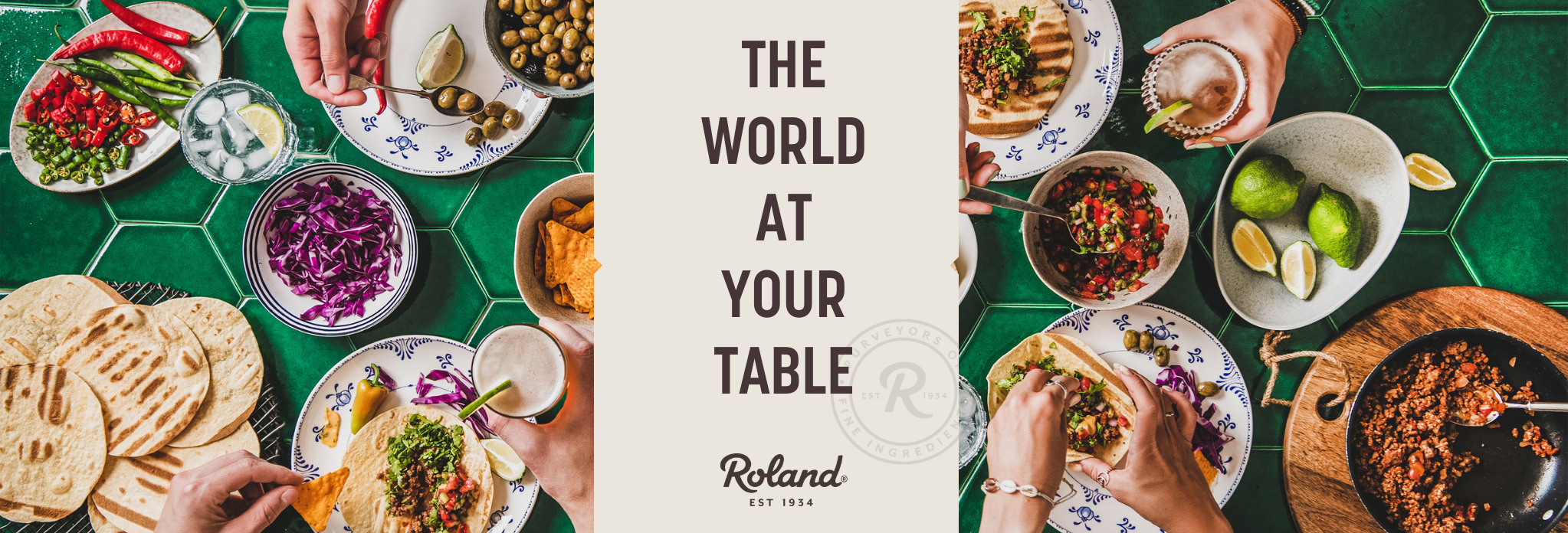 The World At Your Table Roland Foods Tagline