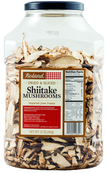 Sliced Dried Shiitake Mushrooms | Our Products | Roland Foods