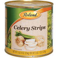 Roland Foods Canned Peeled Straw Mushrooms, 15 Ounce Can, Pack of 8