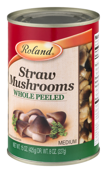 Mushroom Canned Whole Peeled Straw Mushrooms - China Mushroom, Vegetable